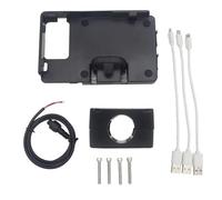 WSUMKH Soporte Carga USB Teléfono Móvil Navegación Motocicleta 12Mm 16Mm 22Mm para R1200GS LC ADV F750GS R1250GS S1000XR R1200RS F 700/800/750/850/650 GS Soporte Montaje Teléfono(with 22mm Clip)