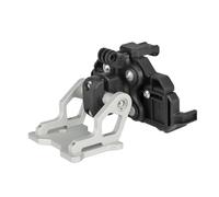 WSUMKH Soporte De Extensión para Teléfono GPS De Aluminio CNC Motocicleta para CFMOTO 450MT 450 MT 2024 2025. Soporte Montaje Teléfono(Silver-12MM 1set)