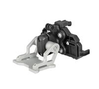 WSUMKH Soporte De Extensión para Teléfono GPS De Aluminio CNC Motocicleta para CFMOTO 450MT 450 MT 2024 2025. Soporte Montaje Teléfono(Silver-22MM 1set)