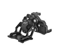 WSUMKH Soporte De Extensión para Teléfono GPS De Aluminio CNC Motocicleta para CFMOTO 450MT 450 MT 2024 2025. Soporte Montaje Teléfono(Black-22MM 1set)