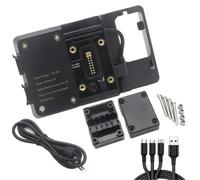 WSUMKH Soporte De Navegación para Teléfono Móvil con GPS Y Carga USB para XT1200Z Super Tenere Tenere 700 Rally T7 Rally 2022 2021 2020 Soporte Montaje Teléfono(A)