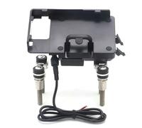 WSUMKH Soporte De Navegación para Teléfono Móvil con Manillar De 12 Mm para F750GS F800GS F700GS F850GS R1200R Carga USB para Teléfono. Soporte Montaje Teléfono(B)