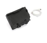 WSUMKH Soporte De Teléfono con GPS Y Carga Inalámbrica para Motocicleta para C400GT C400X S1000XR S1000RR F900R F900XR R18 B Y K1600GT. Soporte Montaje Teléfono(Wireless- White Line)