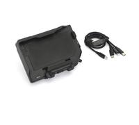 WSUMKH Soporte De Teléfono con GPS Y Carga Inalámbrica para Motocicleta para C400GT C400X S1000XR S1000RR F900R F900XR R18 B Y K1600GT. Soporte Montaje Teléfono(Wireless- Black Line)