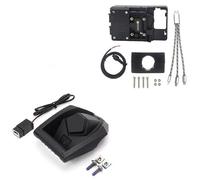 WSUMKH Soporte Navegación GPS para Teléfono Motocicleta Puerto Carga USB Inalámbrico para Xmax NMAX 125 X-MAX 300 N-MAX 155 2018 2019 2020 2021 Soporte Montaje Teléfono(22MM USB Holder)