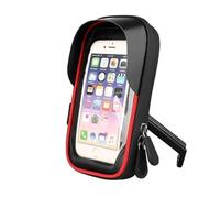 WSUMKH Soporte para Teléfono con Marco Frontal Giratorio 360° para Bicicleta Motocicleta Impermeable Fácil Usar Universal Smartphones Todos Los Teléfonos. Soporte Montaje Teléfono(Motorcycle Red)