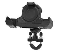 WSUMKH Soporte para Teléfono Móvil con Absorción De Impactos para Motocicleta Soporte Fijo Triangular Soporte De Navegación con Carga Inalámbrica Soporte Montaje Teléfono(Uncharge - Handlebar)