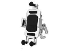 WSUMKH Universal para Teléfono Móvil con Navegación para Motocicleta Soporte para Teléfono Móvil para Bicicleta Cargador Inalámbrico Carga Rápida Soporte Montaje Teléfono(S-Uncharged Mirror)