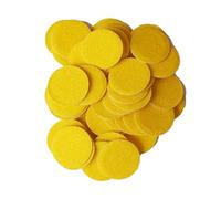 Wswqop 100 Piezas Discos de Lijado Discos Redondos Papel de Lija Recambio para Pedicura Pulidor Herramienta Exfoliante Compatible con Archivos Manuales Y, Grueso