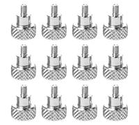 Wswqop 12 Piezas Tornillo Prensatelas Tornillo de Acero para Prensatelas Accesorios de Fijación Fácil Instalación Cabeza Grande Adecuado para Manualidades Co, Longitud de Rosca 5