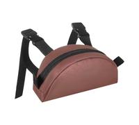 Wswqop 2 Piezas Bolsa de Silla de Montar para Guardar Teléfono Llaves Bolsillo Pommel Tela Oxford Y Hebilla Ajustable Adecuada para Equipamiento Ecuestre CAM, MarrÓn