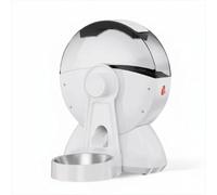 Wswqop Alimentador Automático Dispensador de Programable para Mascotas con Montaje en Jaula para Liberar Suelo de Sellado y Caja Desecante contra Humedad, Modelo De Botón