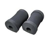 Wswqop Almohadillas para Flexiones para Entrenamiento en El Suelo, Ejercicios en Casa, Pilates, Bloque de Fitness, Comodidad, Soporte Portátil para La Muñeca, Gris