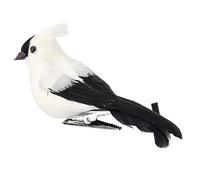 Wswqop Ave Artificial Decorativa de Espuma Plumas Simuladas Taxidermia Ficticia y Clip para Ajustar Adecuada para Decoración en Casas Bodas y Regalos a