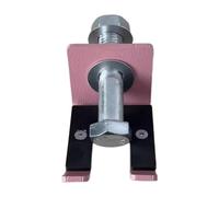 Wswqop Barbell Soporte Montado para Barra Accesorio Vertical para Rack de Sentadillas de Banca Colgador de Acero Robusto Y Goma Protectora Adecuado P, Rosa
