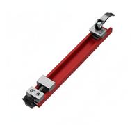 Wswqop Base para Máquina de Corte Guía Accesorio Carril Diseño Universal y Ajustable en Aleación de Aluminio Duradera Adecuada para Corte de Precisión y Carpintería Diaria, 240MM