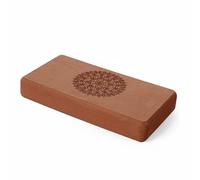 Wswqop Bloque de Bloque de Espuma de Estiramiento Apoyo de Pilates con Eva de Alta Densidad Antideslizante Bordes Contorneados y Diseño Mandala Adecuado para
