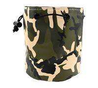 Wswqop Bolsa Porta Pelotas de Golf Bolsa Organizadora de Equipos con Cordón Cierre PU Impermeable Resistente para Mujeres Hombres Adecuada para Gimnasio Pla, Verde