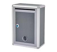 Wswqop Buzón Montado en La Pared con Cerradura, Caja para Llaves, Caja de Colección de Metal, Caja de Sugerencia de Gran Capacidad, estilo un