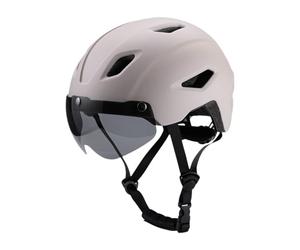 Wswqop Casco para Bicicleta Infantil con Correa Segura Ajustable Visera Extraíble Interior Acolchado Lavable Y Material de Absorción de Impactos Adecuado Par, Marrón Claro