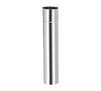 Wswqop Chimenea Estufa de Acero Inoxidable Tubo Rígido Ensamblaje Sencillo Accesorios para Horno Toldo Hornillo Montaña Invierno Calefacción