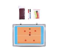 Wswqop Coaches Board Pizarra Magnética Entrenador Portátil Pizarra Borrable con Marcadores Estrategia Entrenamiento Accesorios Enseñanza Adecuada para Planif, Vóleibol