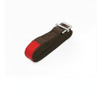 Wswqop Correa de Bandas de Estiramiento Cinta de Flexibilidad Accesorio de Fitness Material de Poliéster Algodón Ajustable Adecuado para Mujeres Principiantes Gimnasio Hogar Viaje, Marrón, 0.5M