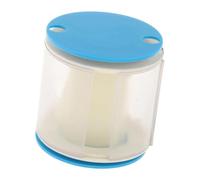 Wswqop Devanadera Cinta Gimnasia Rítmica Organizador Manual Portátil Bobina Compacta Accesorio Sólido PP Adecuada para Ejercicio Almacenamiento R, Azul