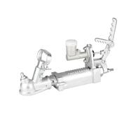Wswqop Dispositivo de Acoplamiento de Remolque Enganche Acoplador Conector Cabeza Esférica de Acero Galvanizado con Control Hidráulico y te Amortiguador, Style to 1