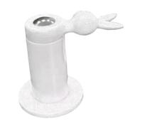 Wswqop Fijador de Asiento de Inodoro con Gancho Resistente Dispositivo para Tapa de Inodoro Accesorio de Instalación en Baño Repuesto Anticaída para Tapa Ade, Blanco