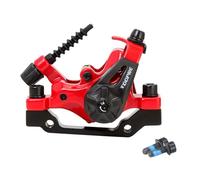 Wswqop Freno de Disco para Bicicleta Mecánico Doble Pistón Calibrador Universal de Aluminio Compatible con Reparación Y Accesorios Adecuado para Ciclismo Car, Rojo, Frente