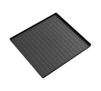 Wswqop Funda para Lavadora, Almohadilla de Silicona Antideslizante, Impermeable, a Prueba de Fugas, Multiusos, Fácil de Mantener, Adecuada para, Negro, S
