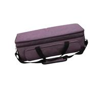 Wswqop Funda para Máquina Troqueladora Organizador de Accesorios Bolsa Portátil Oxford Compartimento Acolchado Almacenaje Adecuada para Viajes Oficina Manual, PÚrpura, Individual