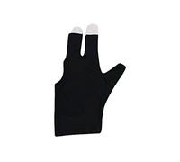 Wswqop Guante de Billar con Dedos Nonslip Unisex Universal Transpirable Flexible para Todo Billiardista Uso en Pool Snooker Gimnasio, Negro