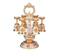 Wswqop Juego Vasitos con Soporte Suaves, Color to 1
