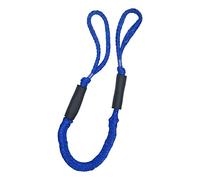 Wswqop Línea Elástica para Muelle Bungee para Barcos, Cuerda de Acoplamiento, Línea de Muelle para Barcos Que Se Estira hasta 5,5 Pies, Azul