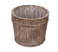 Wswqop Macetero Rústico de Madera, Valla Decorativa, Plantas para Embellecer La Sala de Estar, La Entrada, El Dormitorio, P, 20cm X 15.5cm