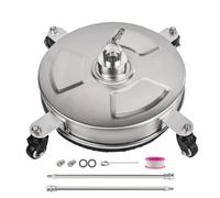 Wswqop Máquina de Limpieza de Superficies Lavadora a Presión Accesorio Limpiador Hidrolavadora Ruedas Orientables Movimiento Fácil Estructura Robusta de