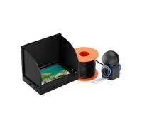Wswqop Pantalla de Buscador de Peces Profesional con de Calidad Cámara Subacuática y Visión Nocturna Equipo Portátil para, 4.3in 1500Brillante 30m
