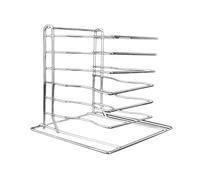 Wswqop Pizza Rack Rejilla para Pizza Bandeja de Horno Soporte Organizador Y Estante Multipropósito Adecuado para Pizzería Restaurante Hotel Empresas de Cater, tal como se describe, 6 capas