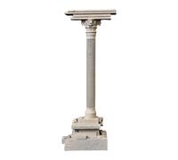Wswqop Romana Miniatura Accesorio de Acuario Decorativo Artificial Resina Diseño Paisajístico Subacuático Adecuada para Ambientes de Peceras Y Decora, Set a