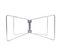 Wswqop Soporte Plegable Universal para Nevera Rack Portátil Portaequipaje de Metal Resistente Apto para Camping Actividades Al Aire Libre Viajes Ex, L Plata