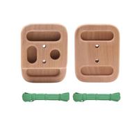 Wswqop Tabla de Entrenamiento de Dedos Tablero de Escalada Herramienta de Fuerza Manual Colgador Portátil con Suave al Tacto de Adecuada para Escaladores Ejercicio Interior Trabajo de Agarre