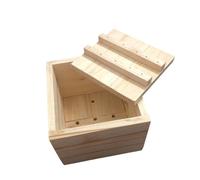 Wswqop Tofu Maker de Tofu de Madera Kit para Hacer Queso DIY Herramienta de Cocina para Prensar Soja Adecuado para Preparar Alimentos Cocinar en Casa, 11.5 Cm X 10.5 Cm X