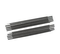 Wswqop Varilla de Tienda de Campaña Resistente Kit de Repuesto de Fibra de Vidrio Poste Plegable y Accesorios para Toldo Adecuada para Camping Excursiones, 2 Polos 9 sección Cada