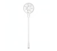 Wswqop Ventilador Usb Mini Portátil Ventilador de Teléfono Ventilador Silencioso Ventilador Flexible Diseño Compacto para Llevar a Cualquier Lugar Adecuado para Oficina Viaje, Blanco