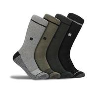WSX Work & Wear - Calcetines acolchados de impacto True Fit, absorben la humedad, transpirables, con soporte de 360°, cómodos para hombres y mujeres, Multicolor 2, Medium