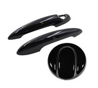 WSX5FC Cubierta Manija Puerta Para R50 R52 R53 R55 R56 R57 R58 R59 Cubierta Manija Puerta Fibra Carbono O Negra Y Tapa Tanque Combustible Accesorios Coche