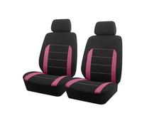 WSXCDE Coche Fundas Asientos, para Ford Focus EcoSport Kuga Mondeo Fiesta Puma Cómodo Protector de Asiento Delantero para Conductor y Copiloto, Cuero Funda Asiento Coche,C