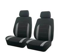 WSXCDE Coche Fundas Asientos, para Ford Focus EcoSport Kuga Mondeo Fiesta Puma Cómodo Protector de Asiento Delantero para Conductor y Copiloto, Cuero Funda Asiento Coche,F